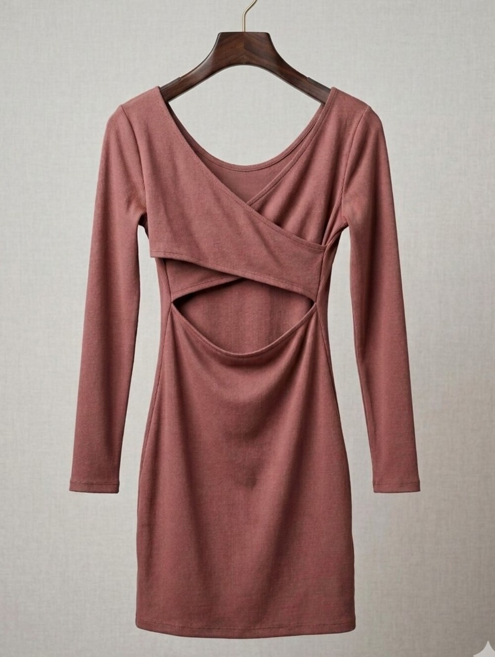 Long Sleeve Cross Back ROXY dress Size large